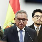 El ministro de Gobierno, Marco Antonio Oviedo, confirma en La Paz el desmontaje de una red criminal enquistada en la Justicia y liderada por Roger Mariaca.