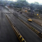 En sectores de la avenida Perimetral se registró la lluvia en la tarde de este 1 de octubre.