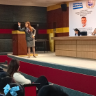 Eunnice Luzuriaga Burgos, de la Unidad Educativa Francisco de Orellana, ganó el primer lugar del concurso intercolegial de oratoria.