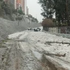 En la av. Mariscal Sucre y Mañosca hay un cierre total por la presencia de granizo.