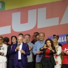 El presidente de Brasil y candidato a la reelección, Luiz Inácio Lula da Silva, pronunció un discurso luego de conocer los resultados oficiales de la primera vuelta electoral.