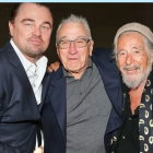 Robert De Niro junto a Al Pacino y Leonardo DiCaprio.