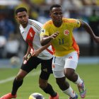 Colombia y Perú se miden en partido amistoso en Estados Unidos.