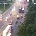 Personal de la CTE atendió el siniestro registrado en la vía Perimetral de Guayaquil.