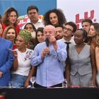 Luiz Inácio Lula da Silva, habla durante una reunión conjunta con la bancada del Partido de los Trabajadores (PT) este miércoles, en Brasilia (Brasil).