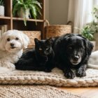 Perros y gatos negros o blancos requieren mayor atención durante octubre, especialmente ante la cercanía de Halloween.