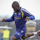 Enner Valencia en entrenamiento de Boca Juniors.
