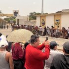 Jóvenes durante una jornada de reclutamiento para el servicio cívico militar voluntario.