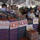 Los precios de las cubetas de huevo en el mercado de Sauces IX el miércoles 7 de octubre de 2026.