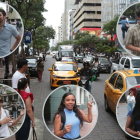 Rafael Naranjo (30 años), Bryan Manzaba (31), Angie Palma,  Astrid Blacio (21) y Arleth Zambrano (21) visualizan una ciudad segura, con desarrollos tecnológicos y oportunidades.
