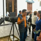 Nelson Tubay, quien fue editor de Diario EXPRESO y dedicó años a contar las historias de Guayaquil, también estuvo presente en la despedida de la edición impresa.