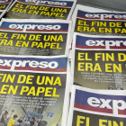 La rotativa de Diario EXPRESO imprimió por última vez el periódico tras 53 años de historia. La edición final circuló este 9 de octubre de 2026.