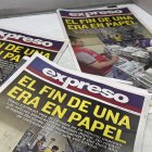 La última edición impresa de Diario Expreso se publicó este 9 de octubre de 2026.