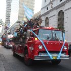 LOS BOMBEROS RINDIERON HOMENAJE A GUAYAQUIL POR LOS 481 AÑOS DE FUNDACIÓN.
31072016 - Desfile motorizado del Cuerpo de Bomberos / Guayaquil - Ecuador / Alex Lima / EXPRESO.