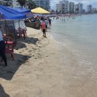 Aunque durante el feriado se presentó un periodo de oleaje, no hubo mayores inconvenientes con los turistas