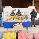188 kilos de marihuana fueron decomisados hoy en Esmeraldas durante un operativo policial