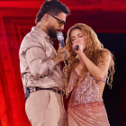 La aparición del cantante urbano Maluma en el concierto de Shakira en Madrid fue uno de los momentos destacados de la noche.