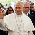 El papa León XIV a su ingreso al hospital Gemelli, en Roma, donde fue operado.