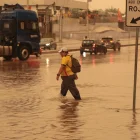 Las lluvias del domingo 11 de octubre provocaron acumulaciones de agua en diferentes sectores del norte de Guayaquil.