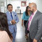 Henry Gaibor (i) fue director de la Judicatura en Pichincha durante la administración d Mario Godoy (d).