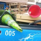 Operativo municipal de control del espacio público en el centro de Guayaquil.