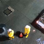 En diversas vías de Guayaquil se evidenció acumulación de agua la noche de este viernes 16 de octubre.