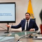 Andrés Fantoni es presidente del CPCCS y candidato a la reelección.