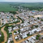 Interagua suspende operaciones por desbordamiento del río Tenguel.