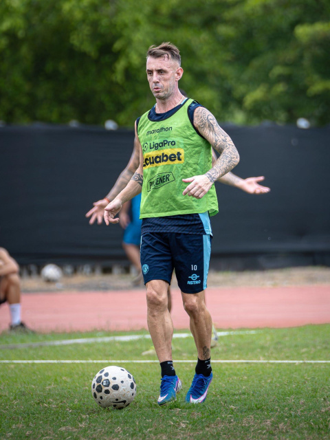 Damián Díaz es titular fijo en Guayaquil City.