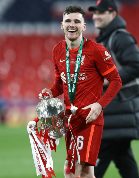 Andy Robertson, lateral del Liverpool.