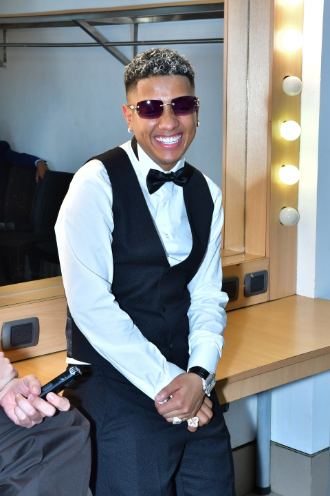 Jombriel en su camerino.