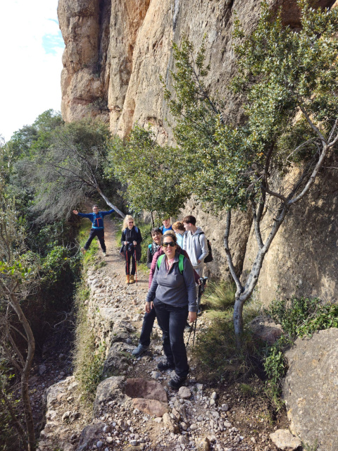 Ruta de senderismo entre Collbató y Montserrat. (Referencia)