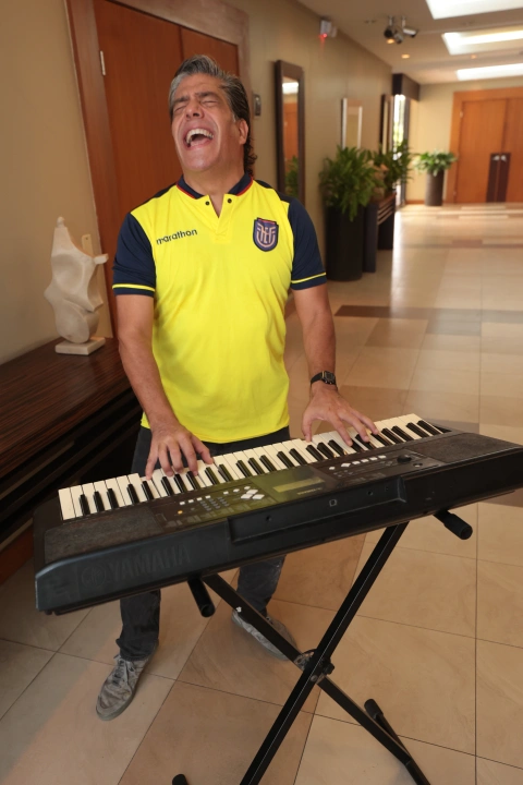 David Cobo, músico guayaquileño.