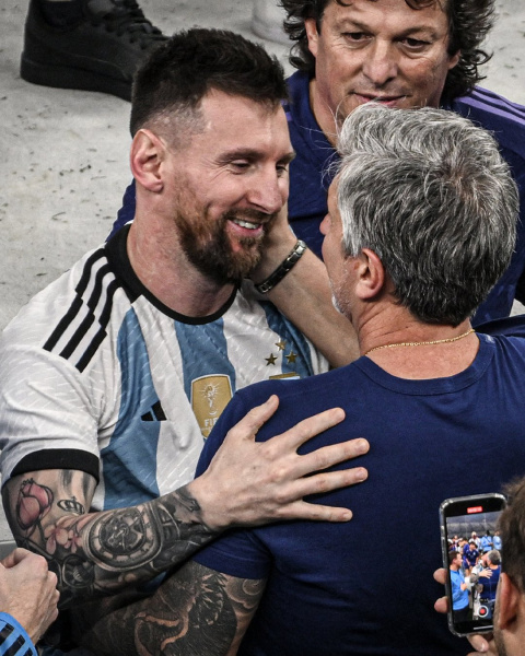 Jorge Messi siempre acompañó a Lionel.