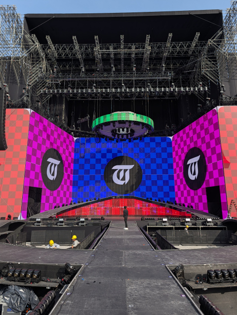 Escenario del Futtura World Tour de Tini.
