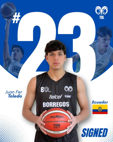 Juan Fernando Toledo, juega para la Univesidad de Monterrey en México.