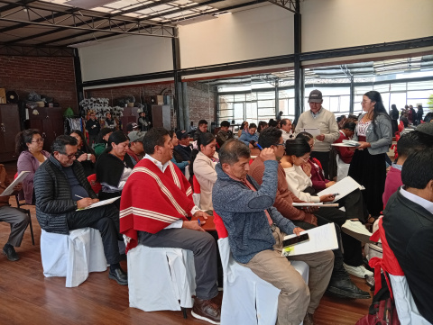 Las capacitaciones buscan fortalecer los conocimientos de las organizaciones comunitarias para mejorar sus proyectos productivos y sus procesos de conservación.