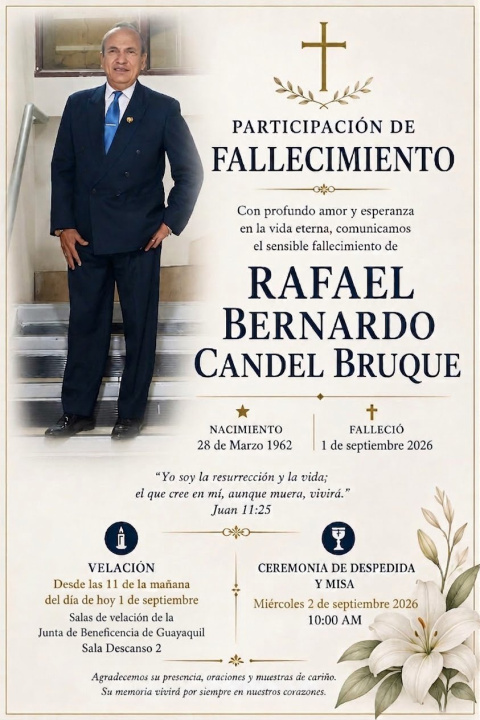 Rafael Candel, un hombre ligado al periodismo, la dirigencia deportiva y al Club Sport Emelec.