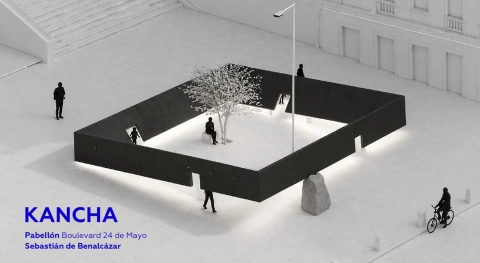 Imagen del pabellón Kancha, del Estudio Pierre Berrú Taller de Arquitectura.