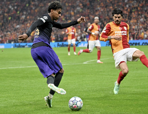La exhibición de Lamine Yamal ante Galatasaray.
