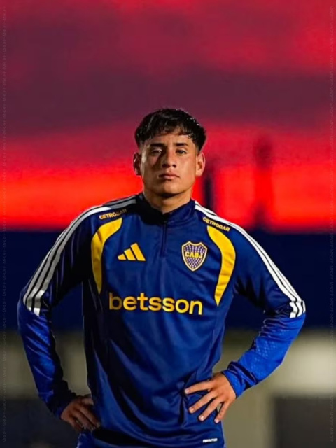 Tomás Aranda, extremo de Boca Juniors.