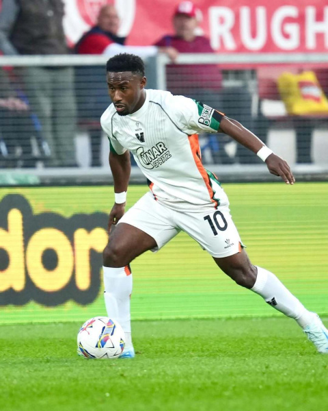 John Yeboah lidera el ataque de Venezia en la Serie A.
