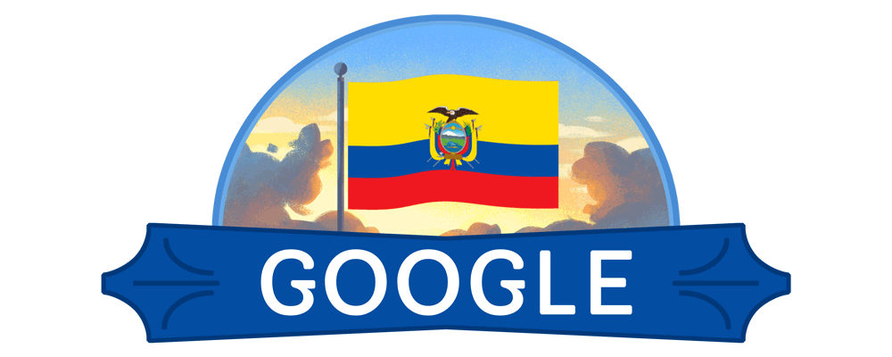 Google honra a Ecuador con un Doodle.