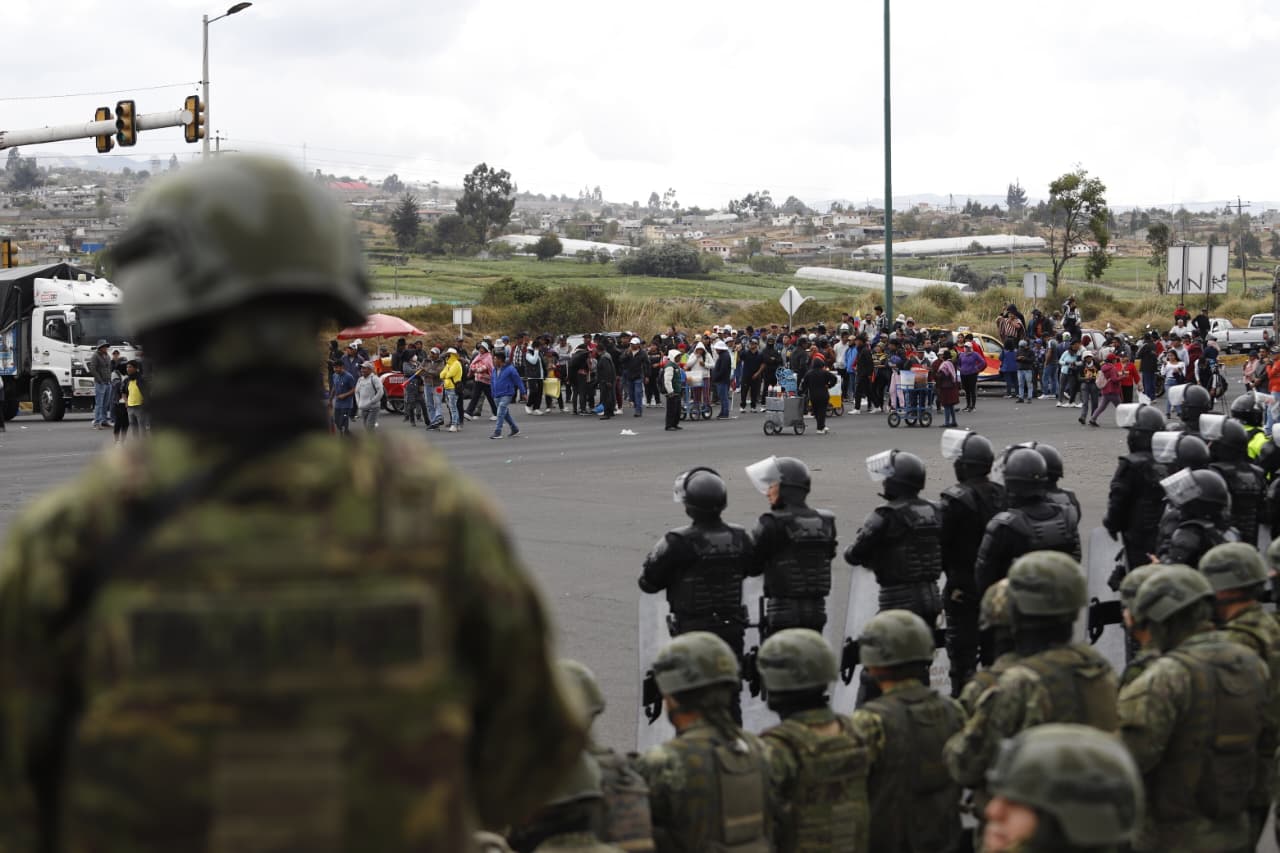 Paro Nacional: minuto a minuto de la protesta en Ecuador, jornada 22 de ...