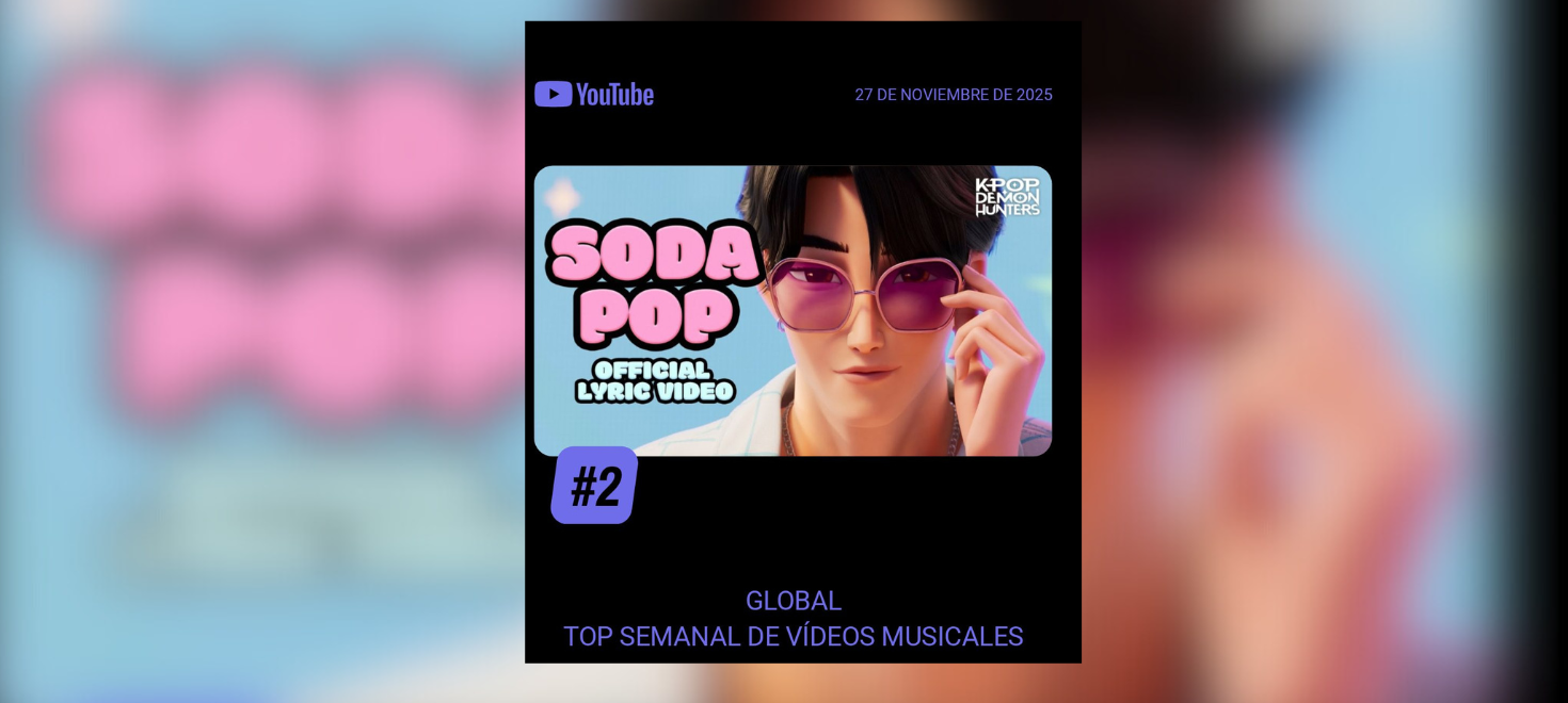 Los videoclips más vistos de 2025 en YouTube: el top que rompió récords