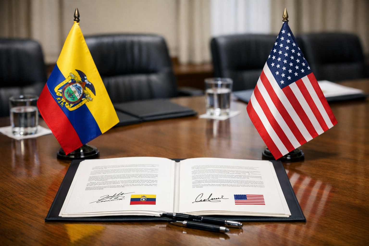 Ecuador y EE.UU. firman Acuerdo de Comercio Recíproco: ¿Qué gana cada ...