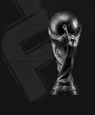 Black World Cup Trophy